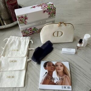 Dior Makeup Set with Pink and White Accents